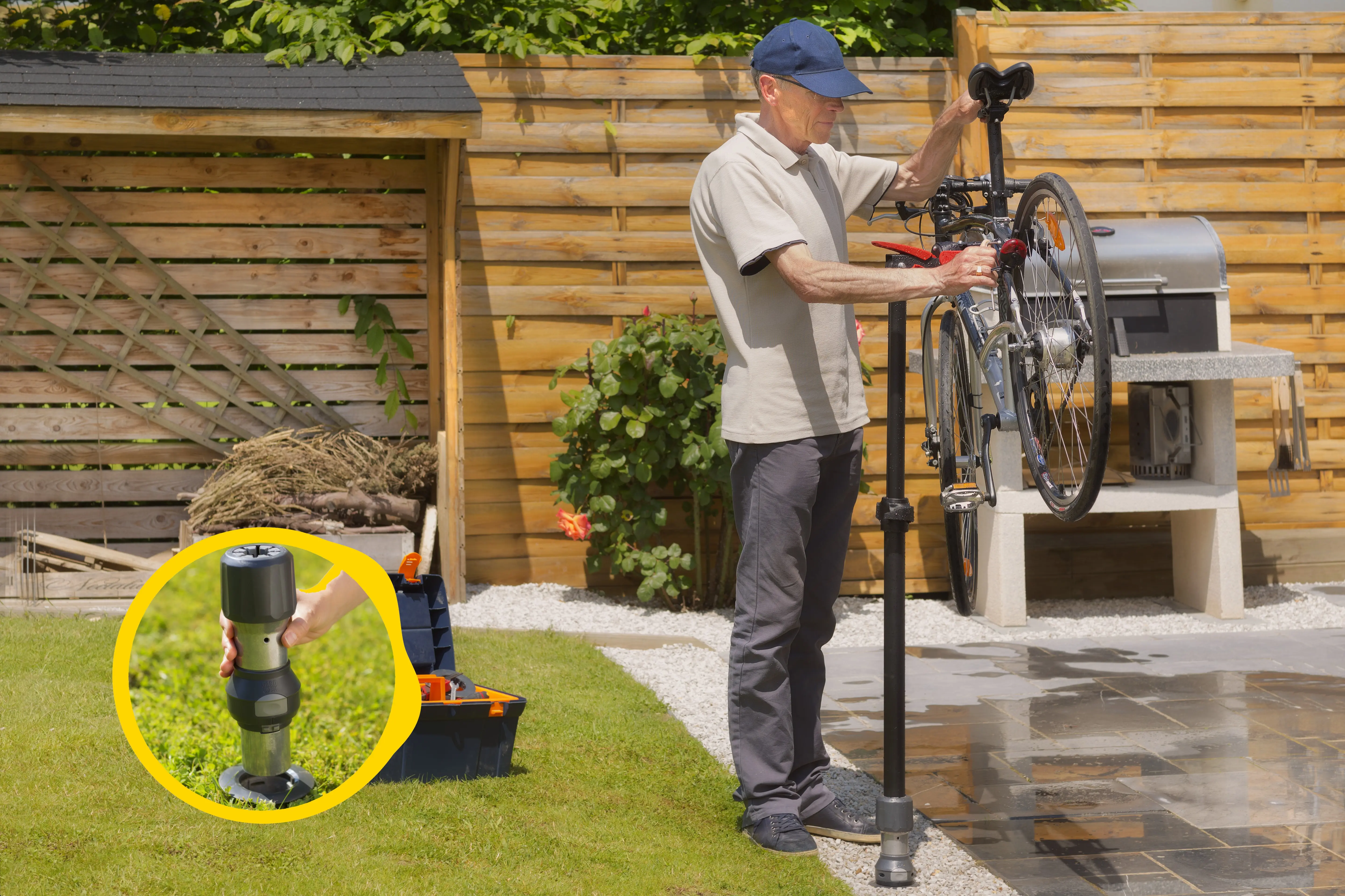 Support de vélo pour l'entretien et les réparations de son deux roues