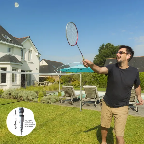 Poteaux Badminton Jardin Gard&Rock