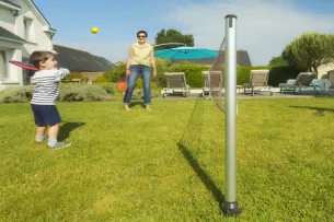 Poteaux de sport télescopiques pour tennis, volley-ball et badminton