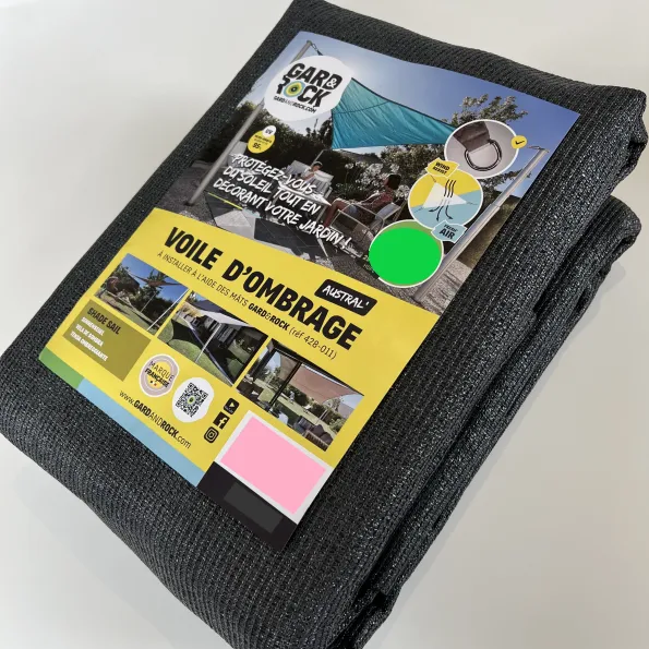 Toile d'ombrage de qualité